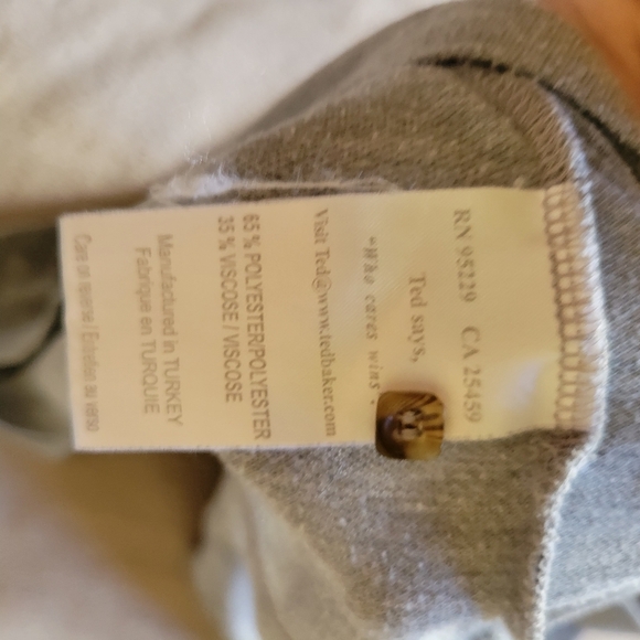 Ted Baker Heather Gray Polo Shirt - Picture 9 of 9